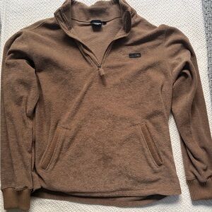 Kavu Men's Brown Zip-Up Sweater